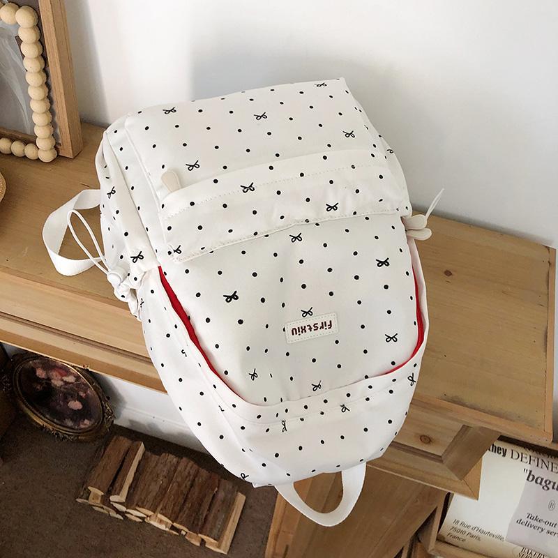 Printed Backpack Junior High School Student Lightweight Schoolbag Women's Travel Large Capacity Backpack
