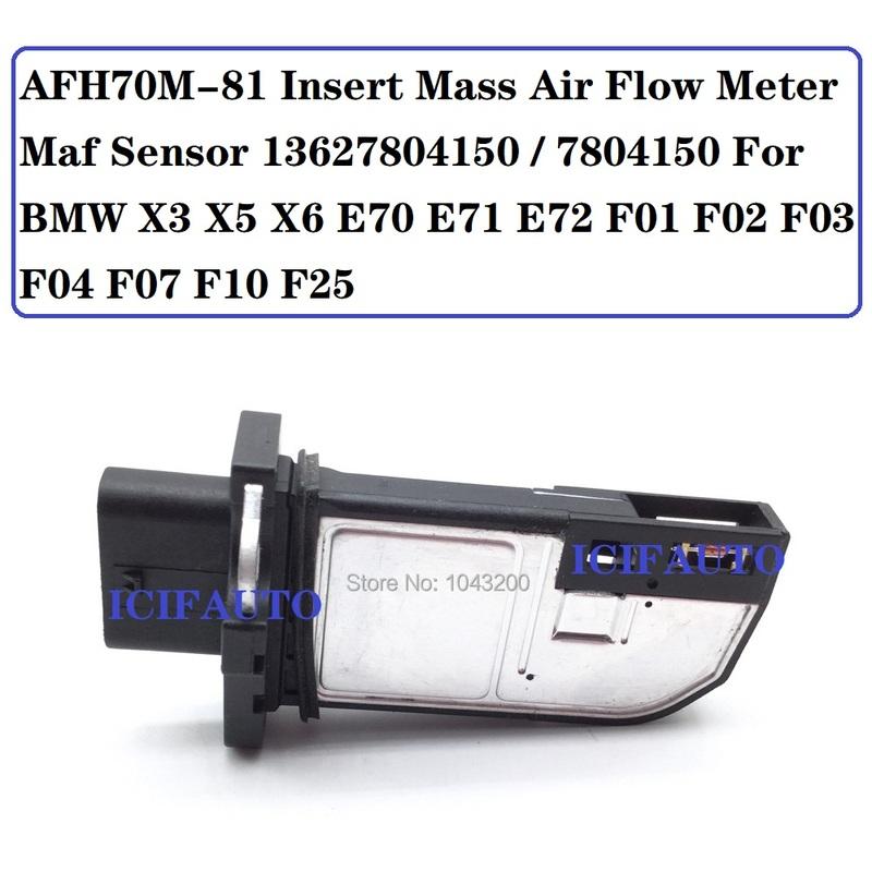 AFH70M-81 Mass Air Flow Meter Maf Sensor 13627804150 / 7804150 For BMW X3 X5 X6 E70 E71 E72 F01 F02 F03 F04 F07 F10 F25