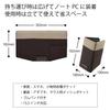 KOKUYO Thin Pen Case Organizer for Laptop BIZRACK Greige x Brown 13.3-inch EAM-BRGA10-2