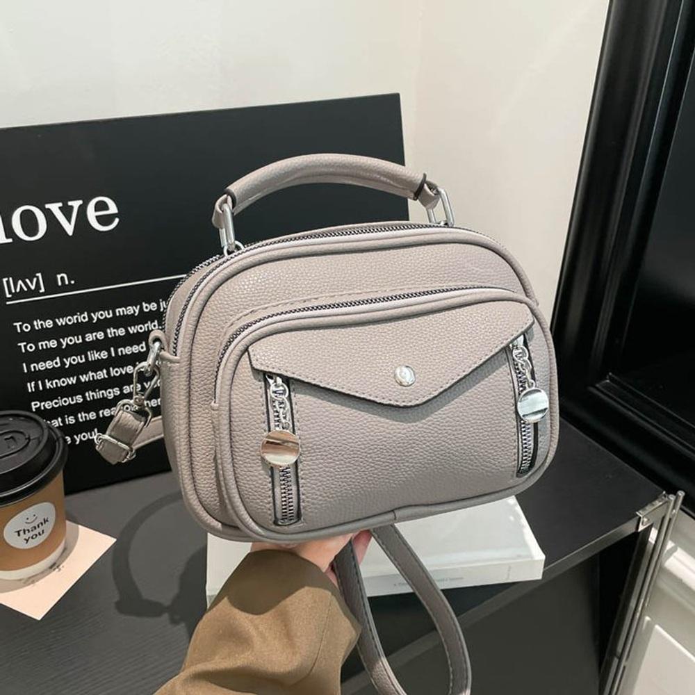 Women's Small PU Leather Crossbody Camera Bag Casual Shoulder Purse