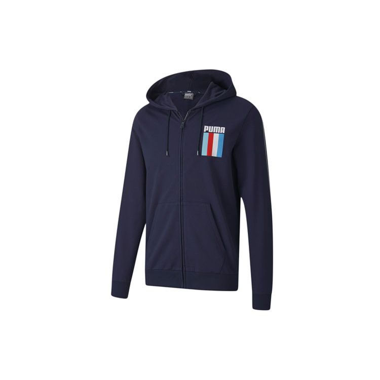 

Puma Повседневная спортивная куртка с капюшоном с принтом Мужская верхняя одежда темно-синяя 585062-06 S