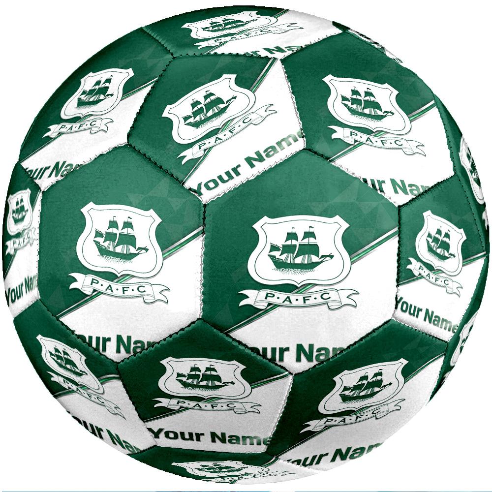 Plymouth Argyle FC Fashion Size 5 Football Wearproof Non‑Slip Soccer Ball For Sports Training Entertainment Use
