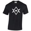 Aleister Crowley T-shirt Baphomet Pagan Unicursal Hexagram Do What Thou Wilt