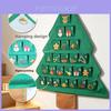 Christmas Tree Shape Storage Bag With 24 Pockets For Wall Mounting And Dorm Organization