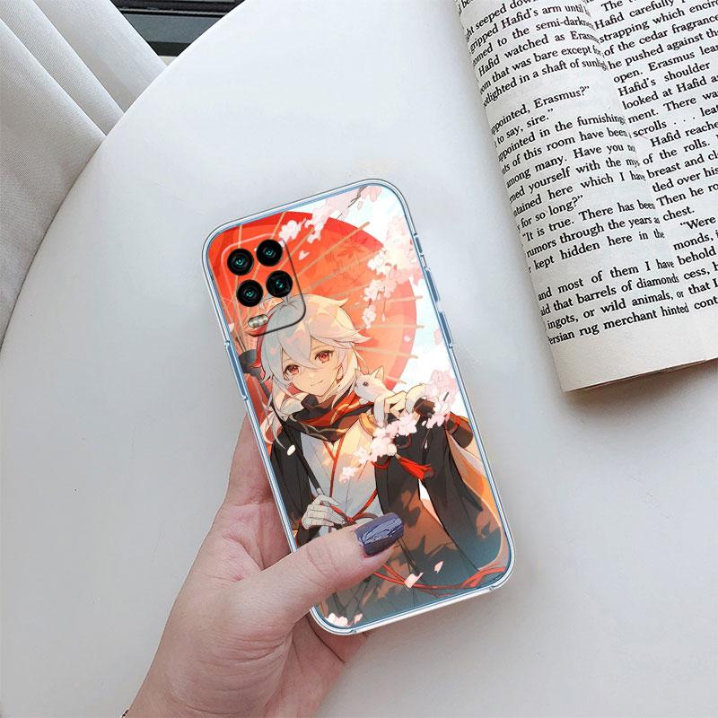 Genshin Impact Transparent Phone Case for Motorola Moto Edge Plus G200 G23 E13 E15 E20 E30 G62 G71 G72 G75 G24 G15 Power