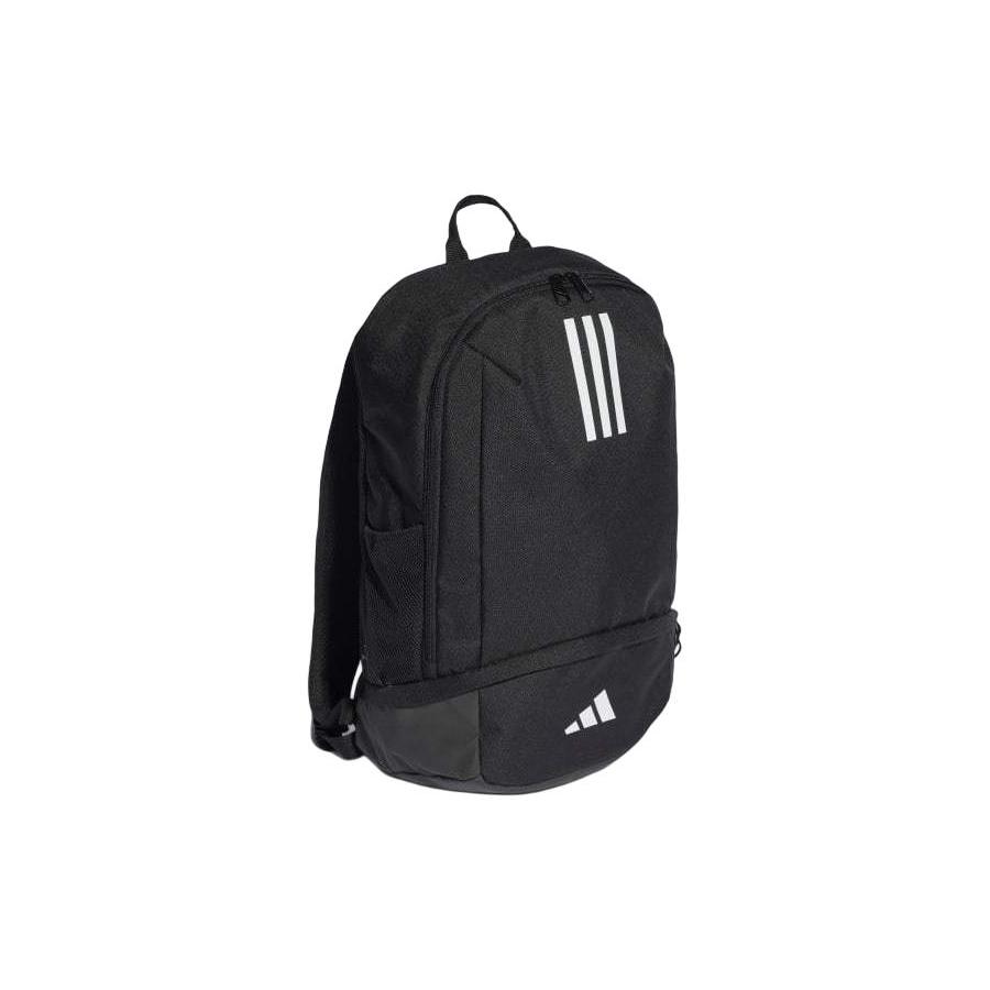 New Adidas Recycled Polyester Plain Weave Fabric Backpack Regular Unisex Black & White HS9758