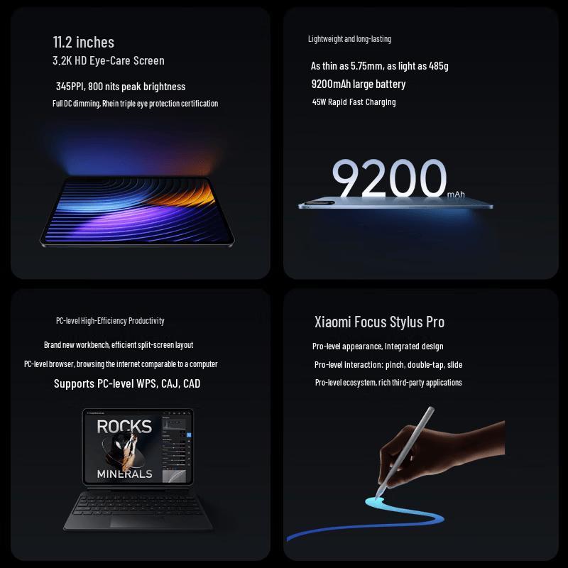

Xiaomi Pad 8 Tablet (CN version) 12GB+256GB