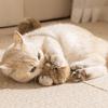 Cat Toy Imitation Rabbit Fur Ball with Catnip Scent Indoor Exercise Play Washable Faux Fur Catnip Toy Ball