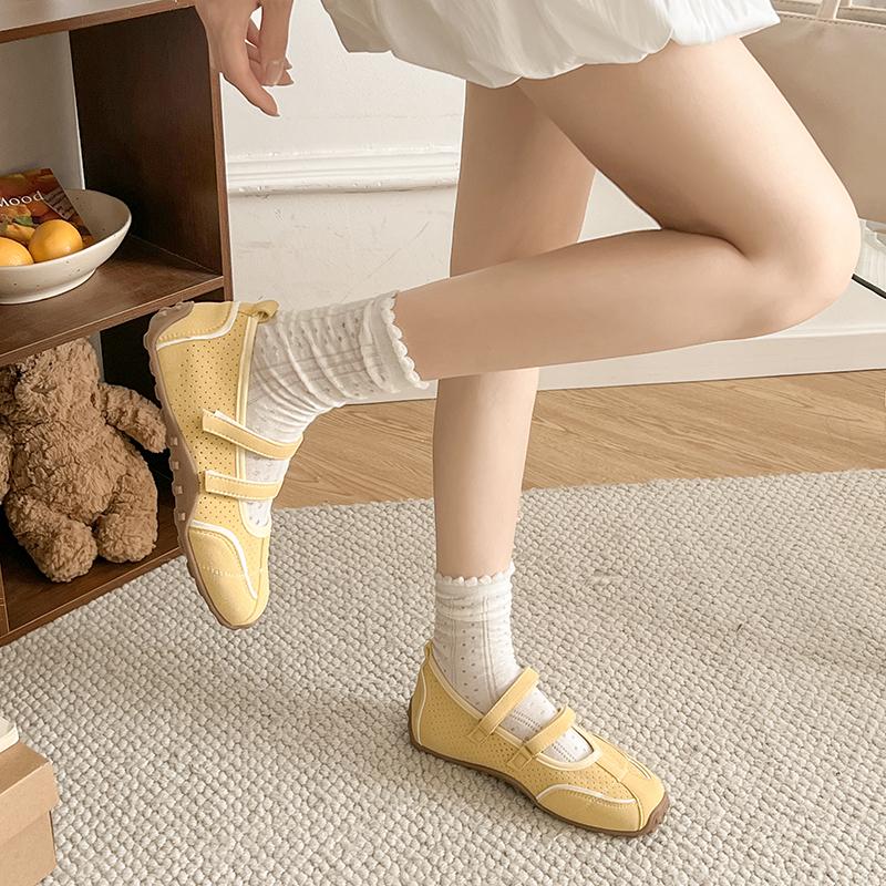 Summer New Flats Women Shoes 2025 Trend Sandals Casual Sport Loafers Sneakers Ballet dance Shallow Shoes Woman Zapatos Mujer