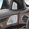 Car Horn Cover Door Horn Protective Cover A-pillar Tweeter Horn Cover Stainless Steel For Mercedes Benz S Class W222 2014-2020