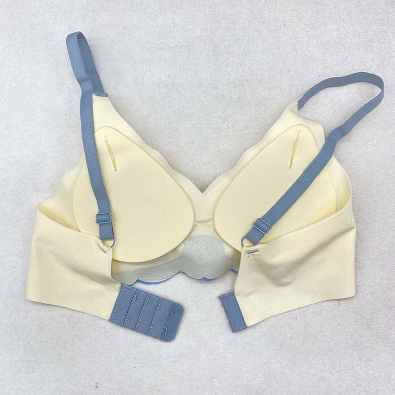 Love Girls Underwear Color Collision Sexiness Thin Seamless Underwear Seamless Bras for Woman Beautiful Backless Underwire Gathering Sports Bra