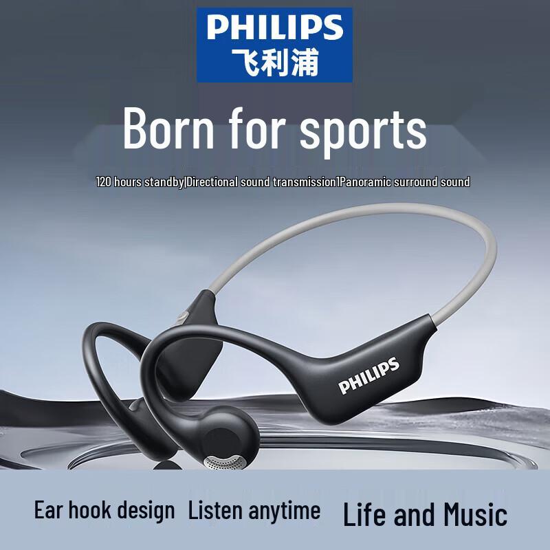

Philips TAA1708 Bone Conduction Ear-hook True Wireless Bluetooth Headset