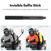 Motorcycle Bike Invisible Selfie Stick Handlebar Mount Bracket 28cm 115cm Adjustable Length with 1 4 Inch Screw
