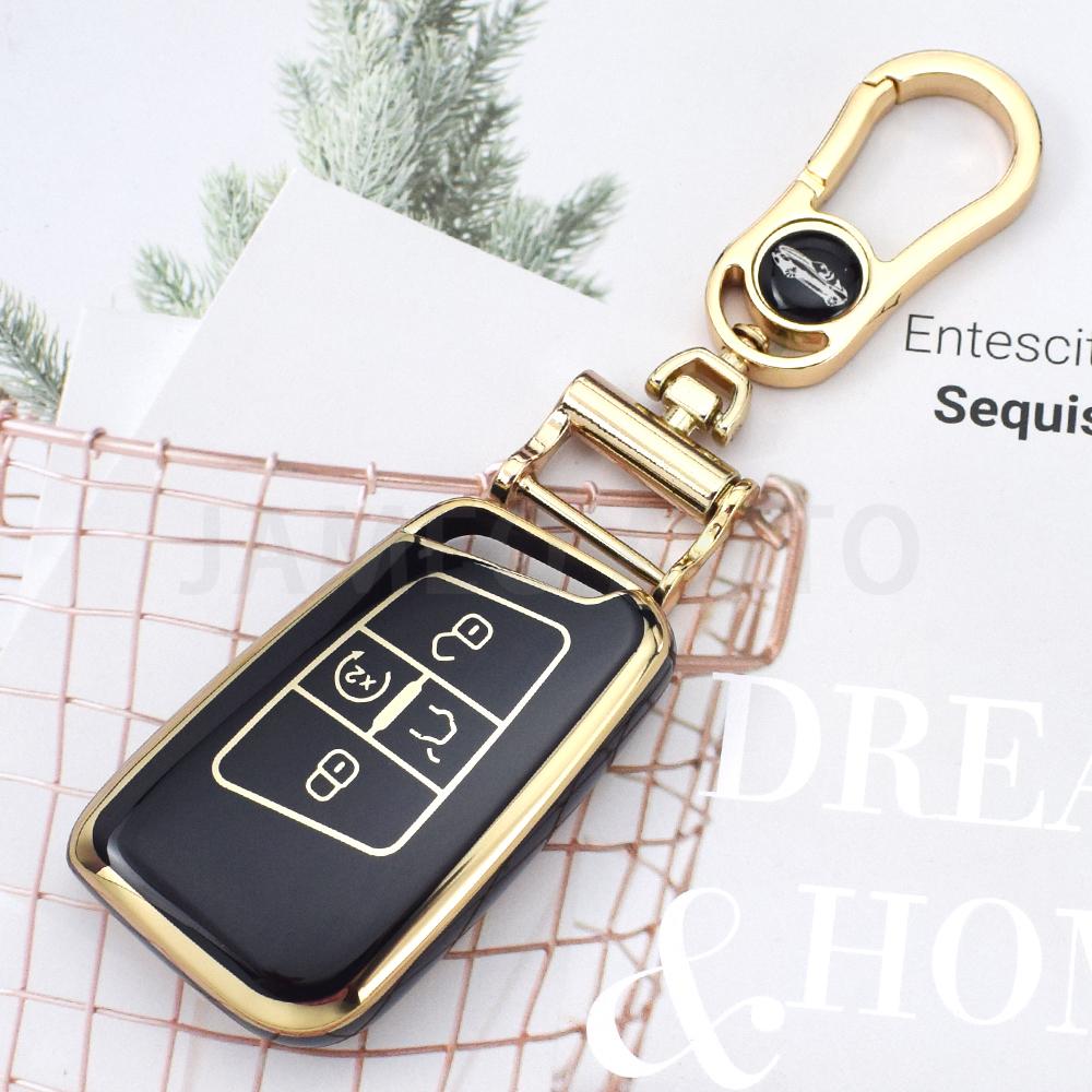 Key Case Fob for VW Golf Polo Tiguan Atlas for Skoda Superb Kodiaq Octavia Karoq for SEAT Ateca Leon 5 Buttons Cover Key Chains