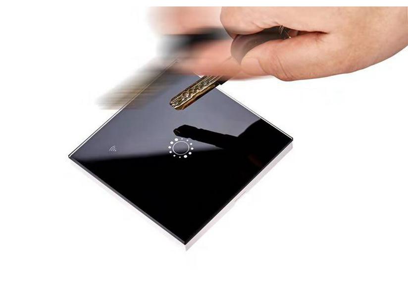 Smart WiFi Curtain Switch, Touch & Alexa Voice Control, Remote Accessible