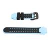 15mm Kids   Band Water Resist Lightweight Silicone Watch Band Replacement with Stainless Steel Buckle for Sports