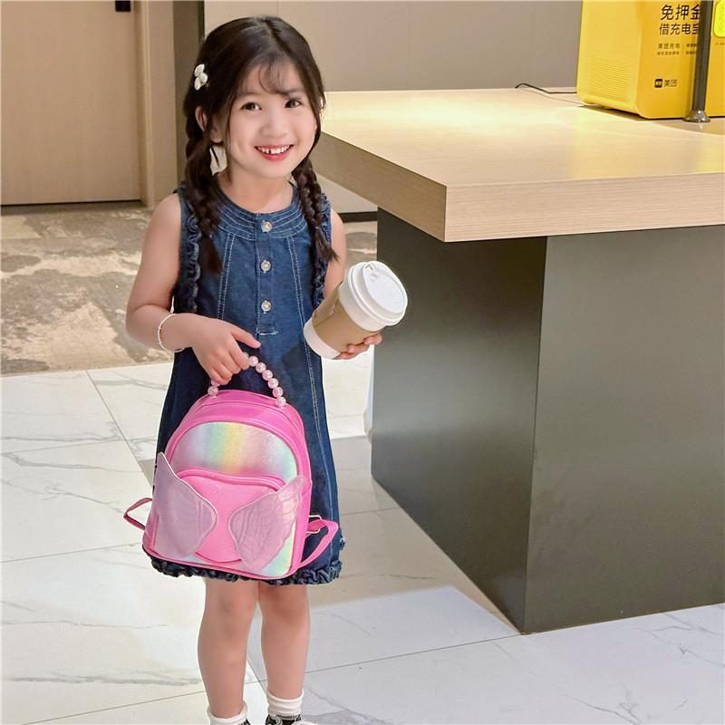 Adorable Kindergarten Kids Backpack Cute Fashionable Breathable Pu Material
