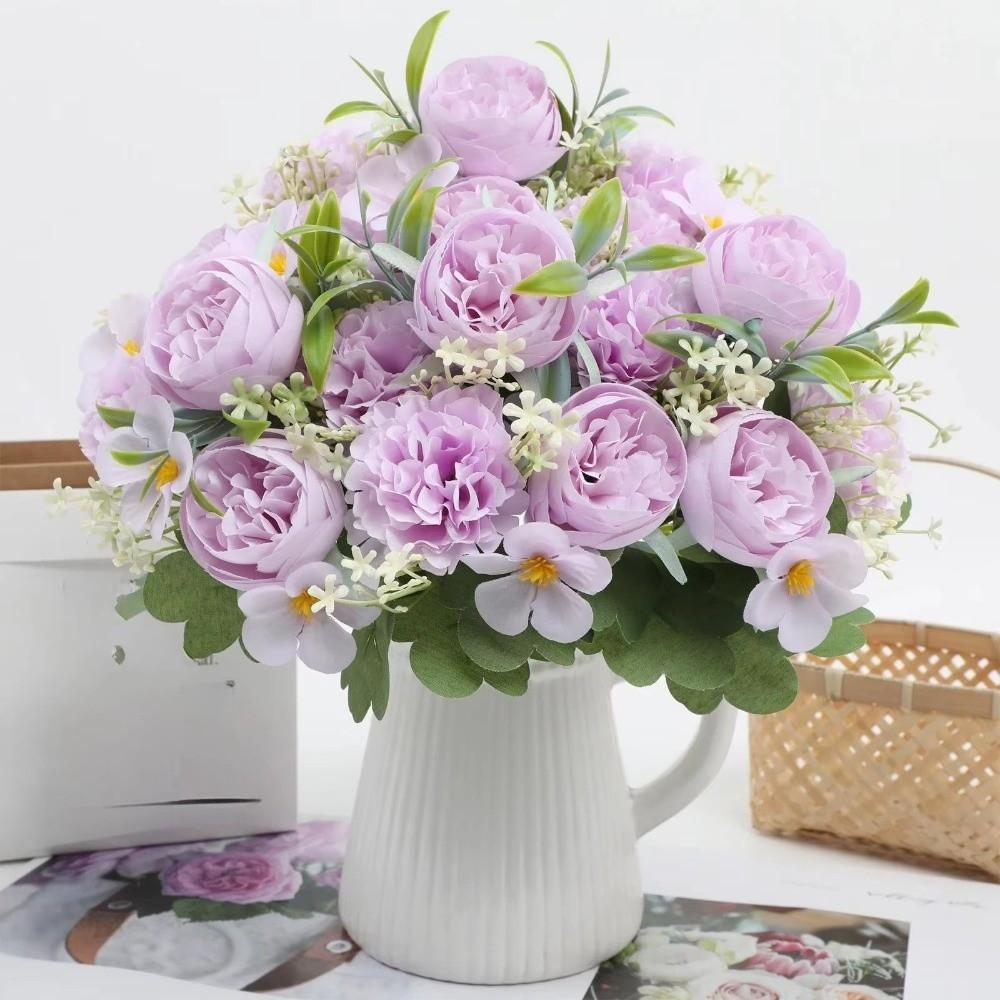 Photography Props Simulated Peony Flower Mother's Day Gifts Bridal Bouquet Home Decor
