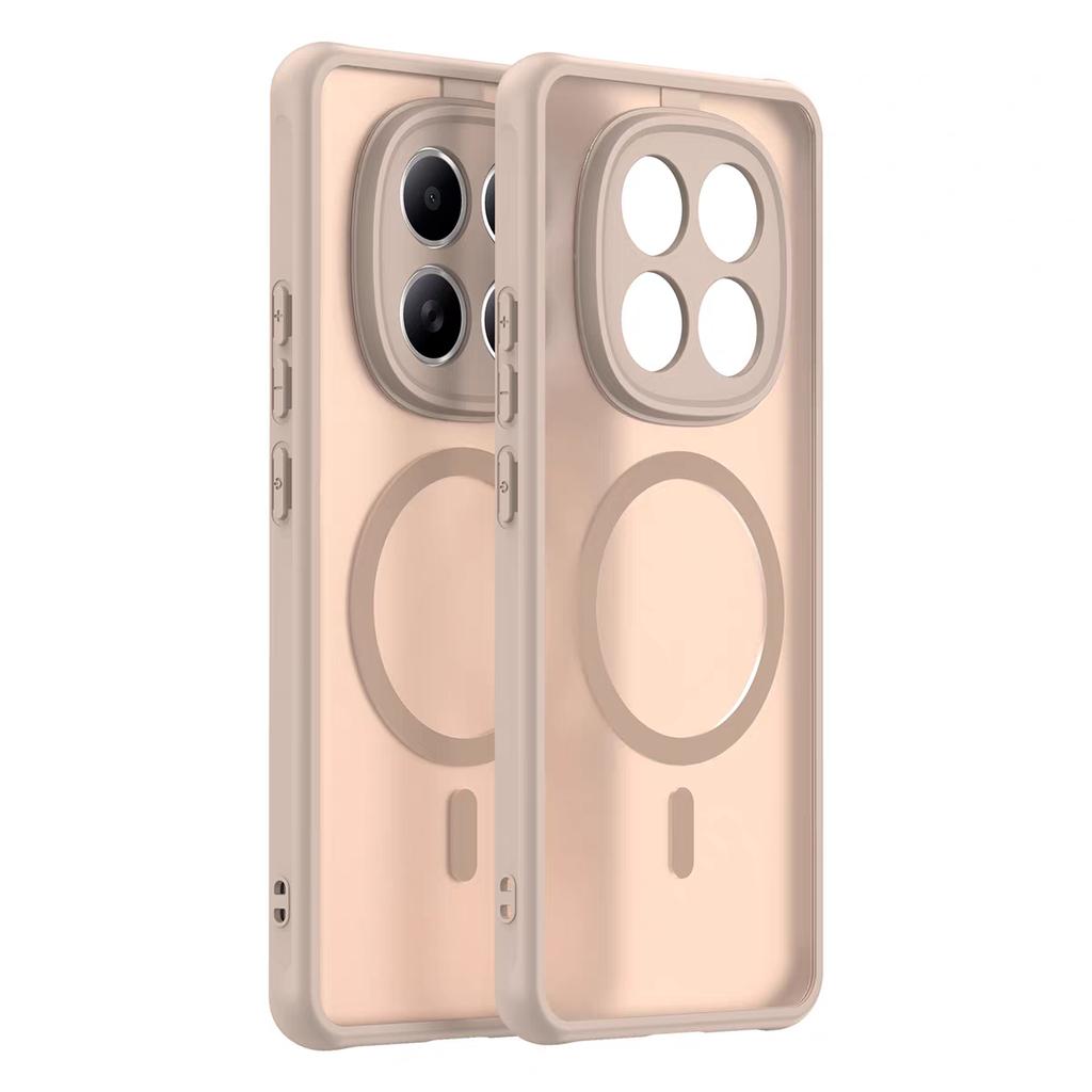 For Redmi Note 15 Pro+ 5G Case Hard PC+TPU For Magsafe Magnetic Comfortable Feel Non Slip Cover For Redmi Note 15 Pro 5G Shell