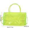 Large Capacity Transparent Crossbody Bag PVC Waterproof Washing Storage Bag Lightweight Oversized Toiletries Handbag Shopping