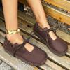 2026 Ladies Shoes Lace Up Women's Flats Outdoor Casual Flats Women Round Toe Soft Bottom Hollow Plus Size Shoes Female