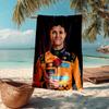 Ultra-Soft Beach Towel with Lando Norris Theme,Ideal for Pool - Camping, Diving - Perfect Travel Essential, Vibrant Beach Towel.
