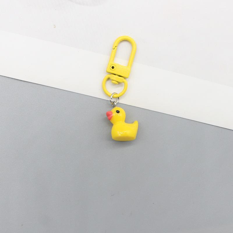 Colorful Cartoon Keychain: Cute Couple Pendant, Ins Style Backpack Ornament