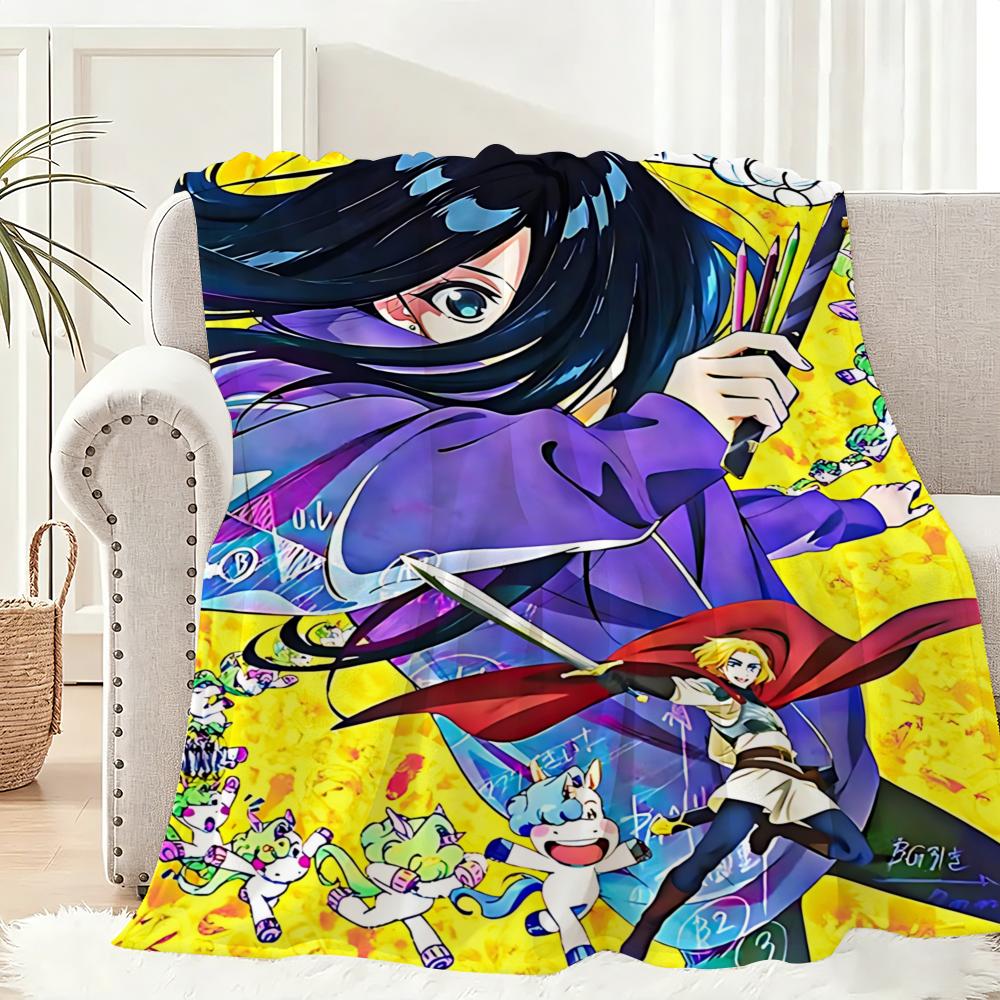 Anime ZENSHU Throw Lightweight G Flannel Blanket Soft Skinfriendly for Summer Cooling