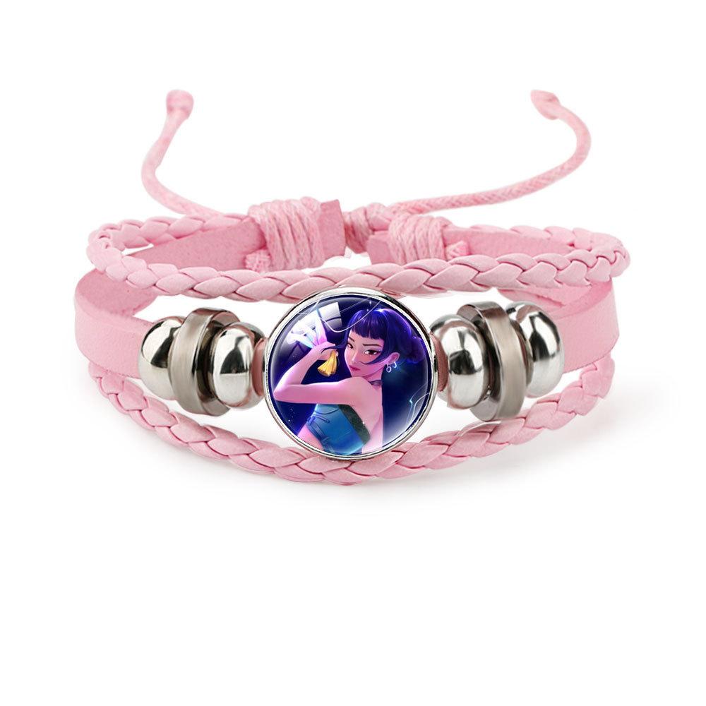 Pink Bracelet Rumi Zoey Mira Beaded Bracelet Adjustable Jewelry