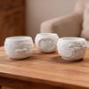 Carved Landscape Animal House Silicone Vase Mold Diy Candle Cup Plaster Storage Jar Home Decoration