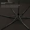 Carbon Fiber Umbrella, Light Luxury Carbon Fiber Frame, Large Size, Ultra-Light Sun Protection Umbrella, Dual-Use for Sun and Rain, Black Coating