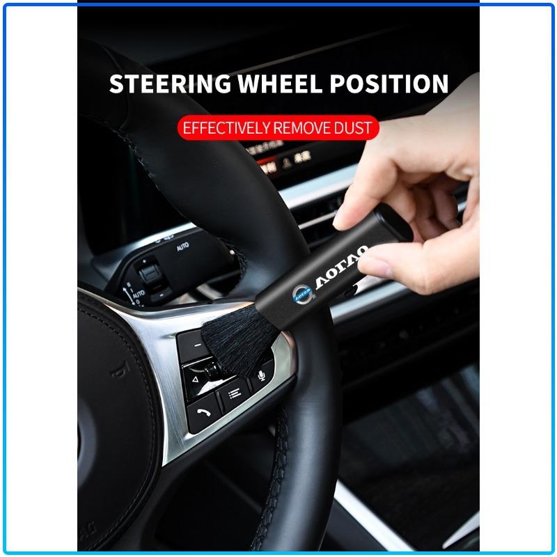 Car Interior Cleaning Brush Telescopic Small Soft Brush For Volvo XC60 XC90 S60 S80 S40 V40 V60 V70 V50 XC70