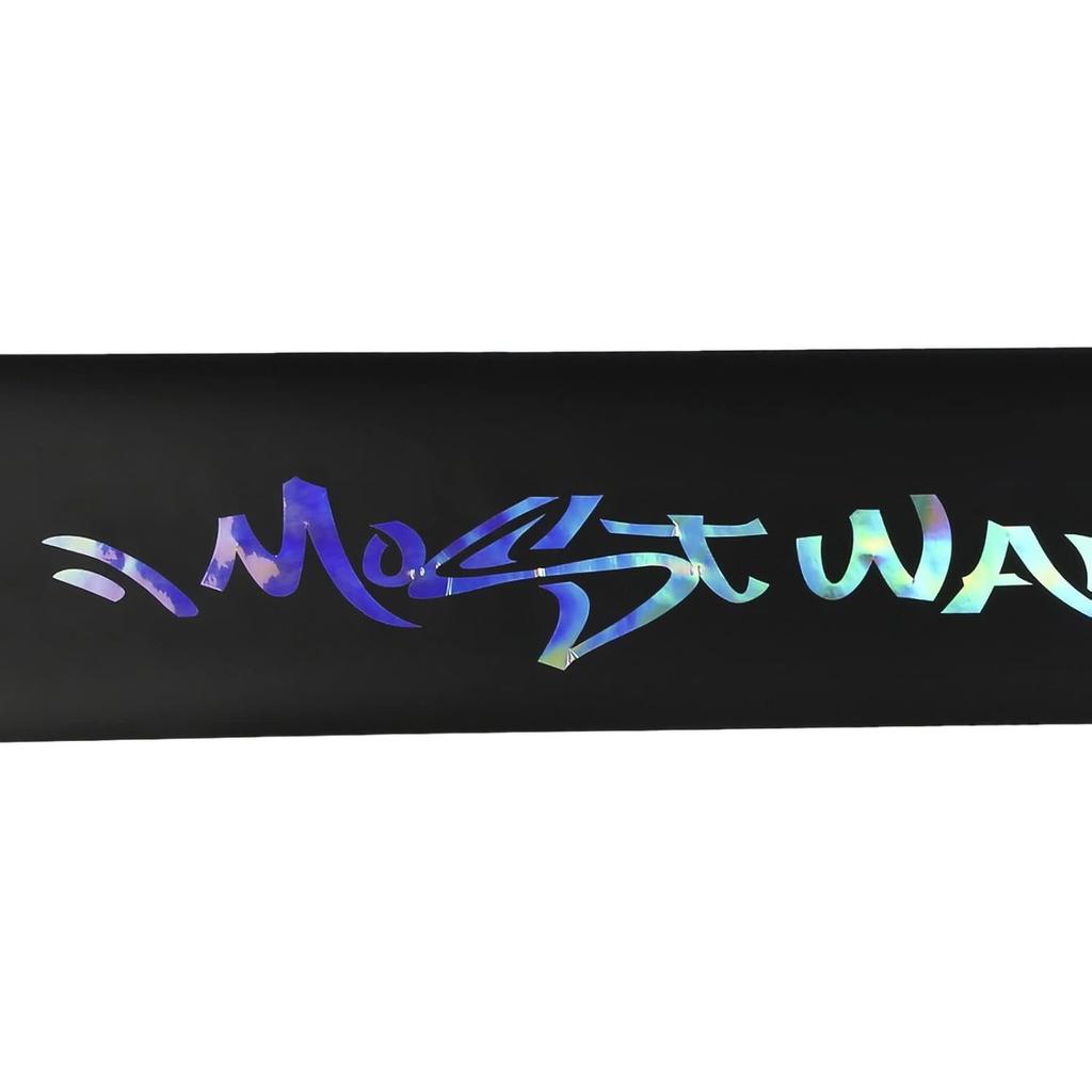 Bediffer Car Front Rear Window Windshield Sticker Wordart of Most Wanted, Colorful Reflective Decal Sticker Cover Self-Adhesive Styling Decoration