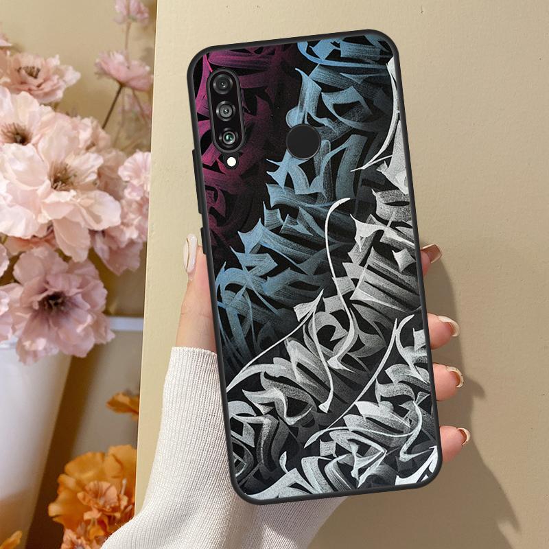Pokras Lampas Art Graffiti For Huawei Nova 10 SE 9 3i 7i 8i 11i 12i Y73 Y90 Y70 Y72 Y61 Y91 P60 Pro P40 P30 Lite Case