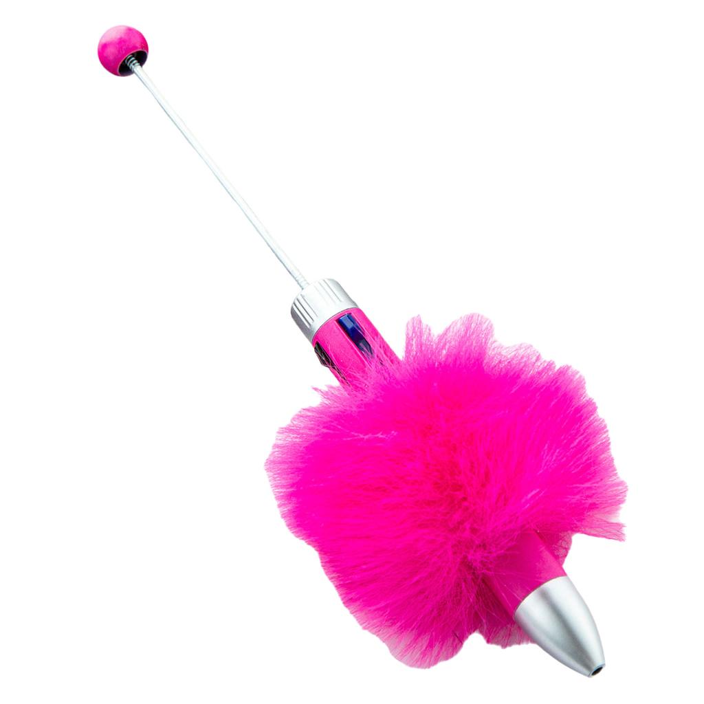 Plastic Beadable Pen Bead Ballpoint Pen Pendant Bead Pen Shafts Inks Rollerball Pen Kids Students Office School Supplies