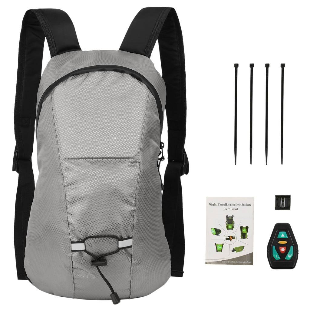 Wireless LED Light Direction Indicator USB Rechargeable LED Turn Backpack Attached Light LED Turn Backpack