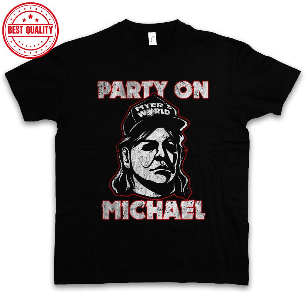 PARTY ON MICHAEL Halloween Horror H20 Myers Wayne s Wayne s Fun World T-Shirt XXXL