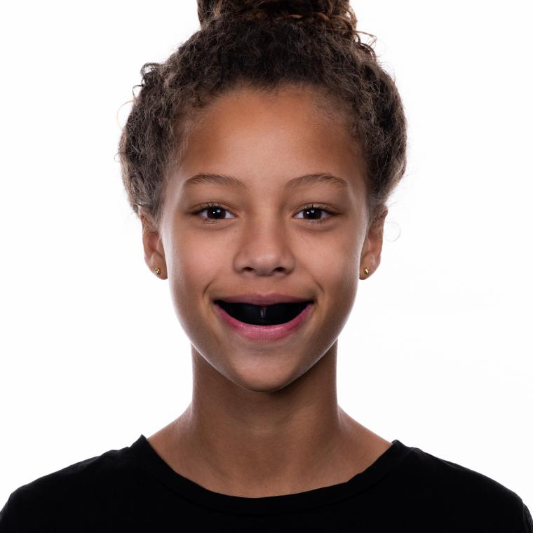 Opro Kids' Mouthguard Snap Fit Black