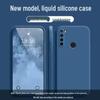 Redmi Note 8 Solid Color Liquid Silicone Anti-drop Case