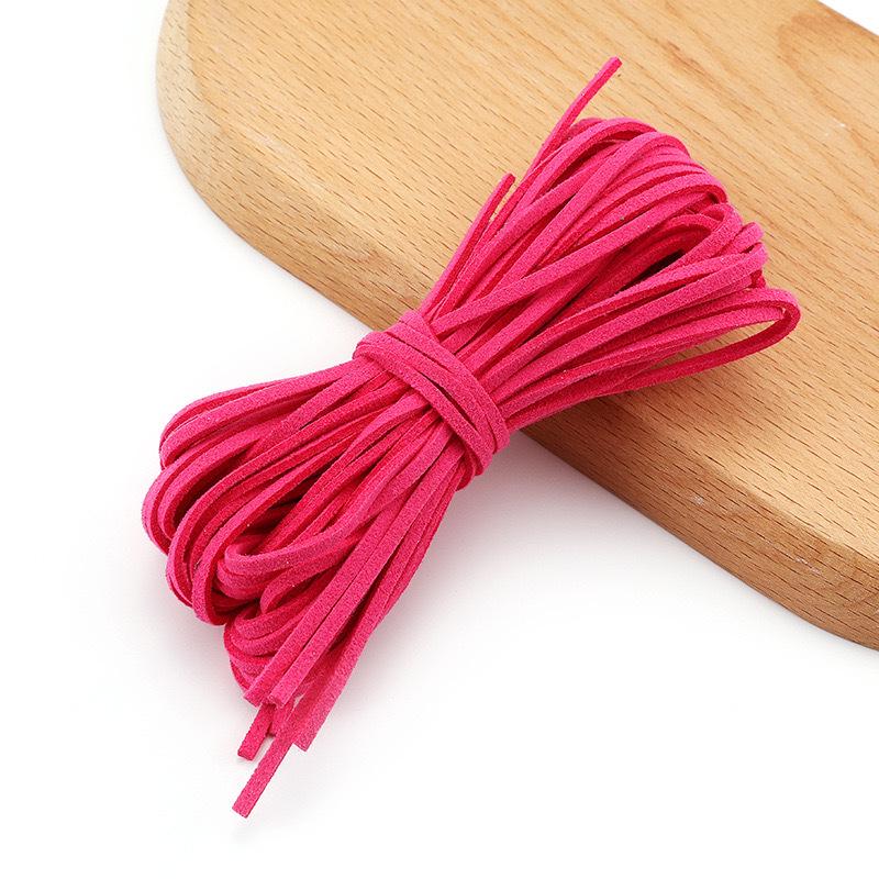 Velvet Faux Leather Cord for DIY Cake Boxes, Jewelry, Hair Accessories, Bouquet Gifts, and Decoration Bows.