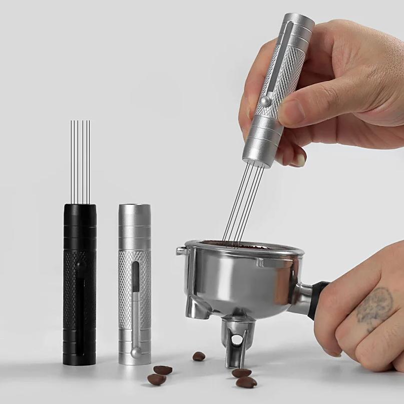 Needle Distributor Espresso Stirring Needle Coffee Stirrer Magnetic Needle Tamper Tools Espresso Distributor Coffee Accessories