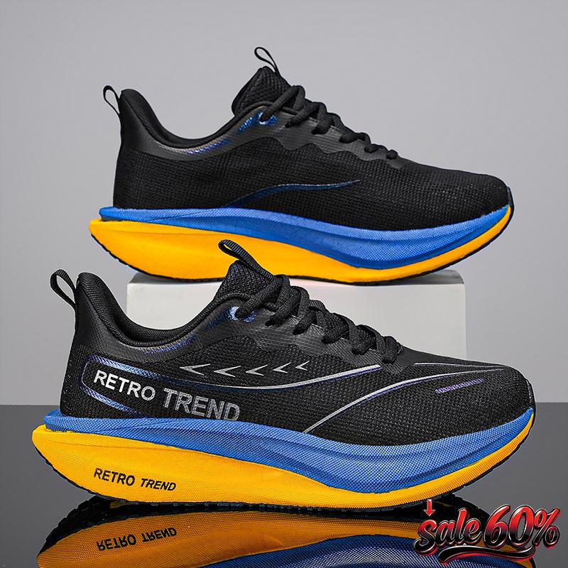 Running Shoes Air Cushion Jogging Shoes Carbon Board Marathon Men Athletic Breathable Lightweight Training Nonskid Daily Athletic Shoes