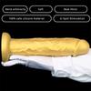 Silicone Eggless Oversized Dildo Oversized Thick and Extra Long Golden Giant Simulated Dildo Stallion Anal Plug
