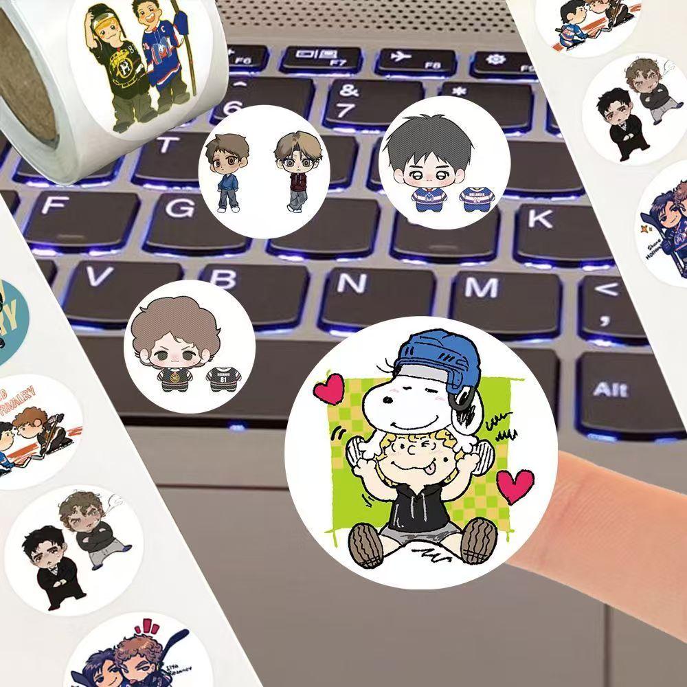 500Pcs/Roll Heated Rivalry Sticker Waterproof Graffiti Decal Diy Scooter Phone Case Stationery Box Fans Gift