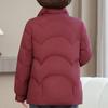 Plus Size XL-6XL Middle Age Women's Down Coats Winter Short Parkas Elegant Loose Thick Warm Down Jackets Woman Outerwears