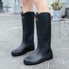 Fashion Women's Fashion Rain Boots Classic British Commuter Water Boots High Rubber Non-slip Boots Rain Boots Women