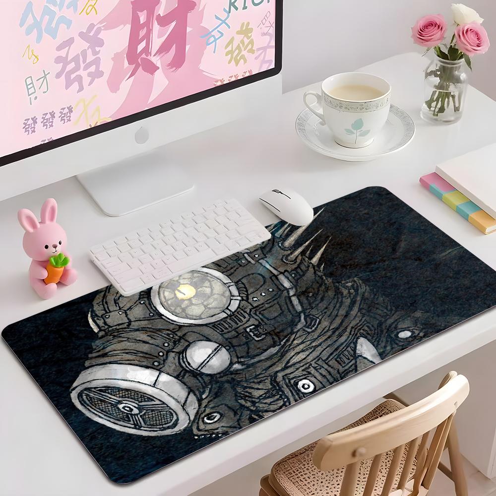 Tapis de Souris Anime Doroderodo Plusieurs Tailles Carré Large Tapis de Bureau Ordinateur Jeu Table Caoutchouc Antidérapant Tapis de Souris