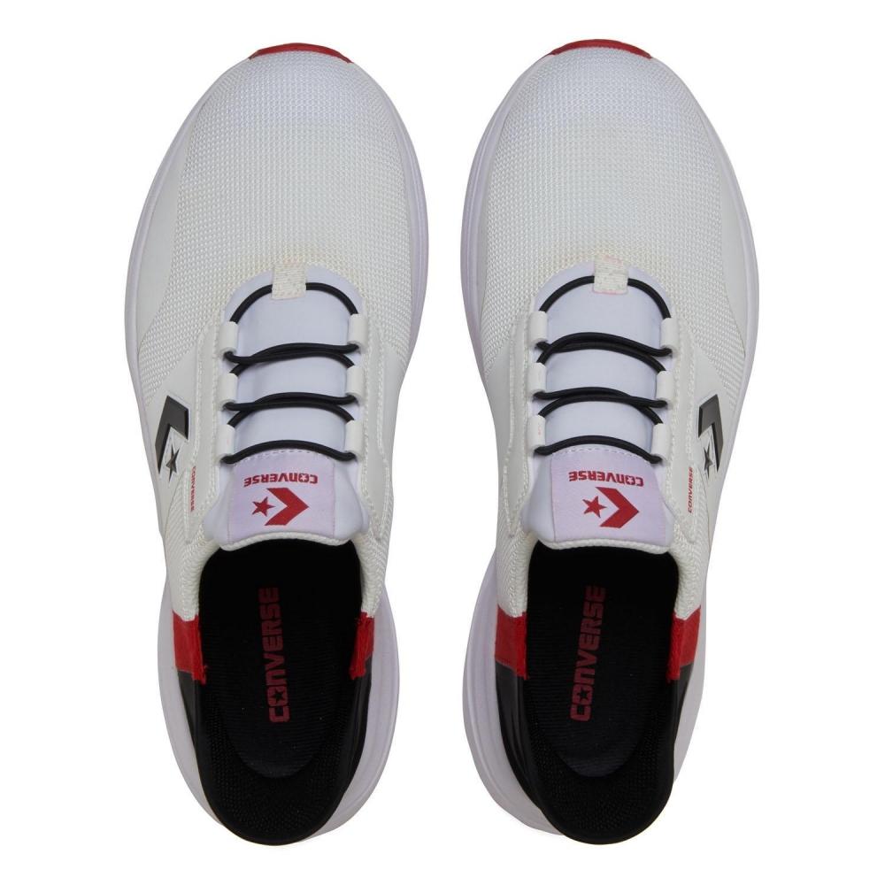 Converse Cavestar Slit Slide White Black Red Model 33600130