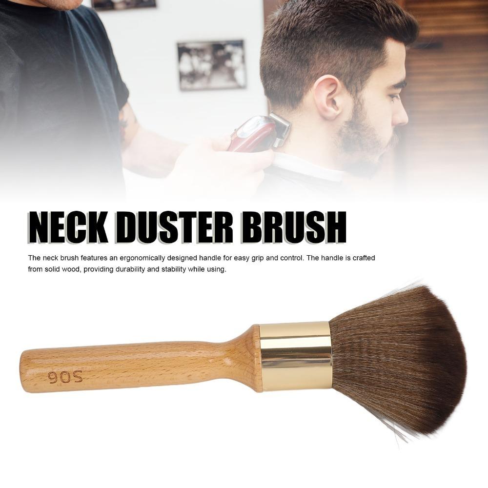 Beech Wood Broken Hair Brush Soft Brush Barber Neck Duster Neck Duster Brush Barber Use