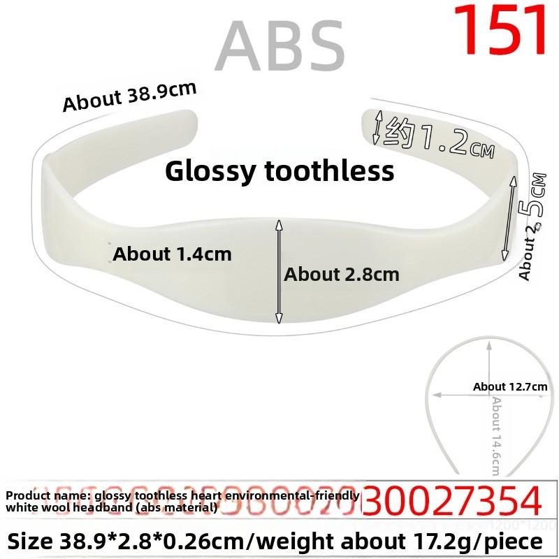 

Пластиковая заготовка для основы ободка для волос, гладкая пластина, тканевый ободок без зубцов, аксессуары ручной работы, полуфабрикаты для заколок